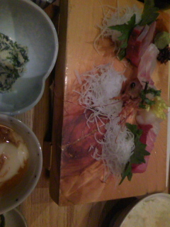 活魚のお刺身膳