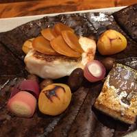 鯛とカラスミの吹寄煮