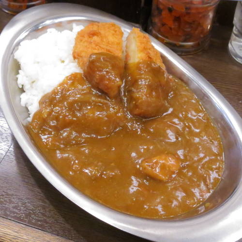 野菜コロッケカレー