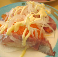 炙りのサーモン