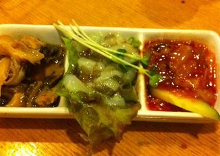 三種盛り合わせ