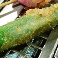 オクラ串揚げ