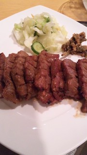 厚切り芯たん定食