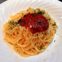 トマトの冷たいスパゲッティ