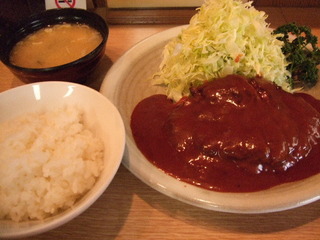 ハンバーグ定食