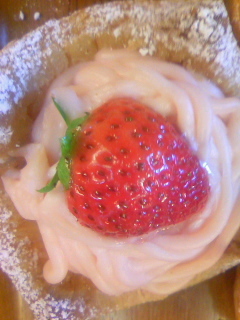 いちごのモンブラン