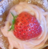 いちごのモンブラン