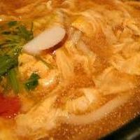 博多明太子のあんかけ玉子とじのおうどん