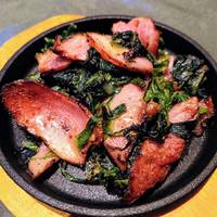 ベーコンとほうれん草のオーブン焼き