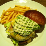 ハンバーガー　アボカドトッピング