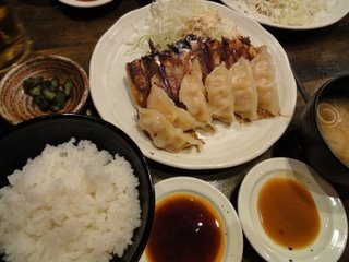 餃子二種盛定食