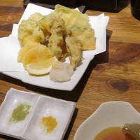 秋野菜天ぷら（３種の味で）