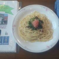香草と明太子のパスタ