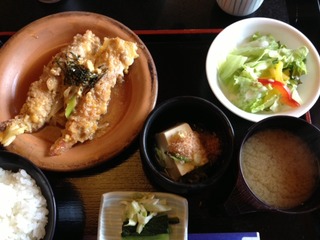 海老天煮込み定食