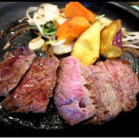 お昼のステーキコース