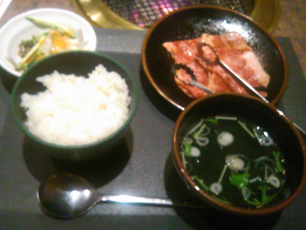 和牛ロース定食