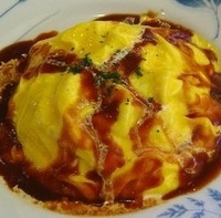 とろ～り卵とチーズのオムライス