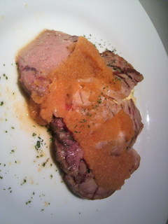 豚肩ロースのグリル　ジンジャーソース