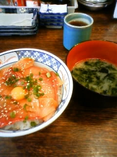 寒鰤の漬け丼