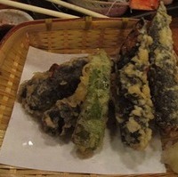 納豆と大葉の包み天ぷら
