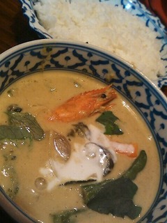 海老のグリーンカレー