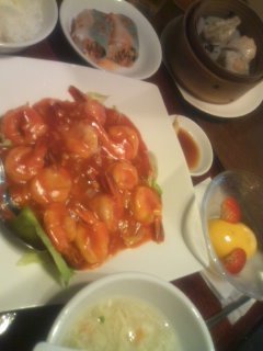 海老チリセット