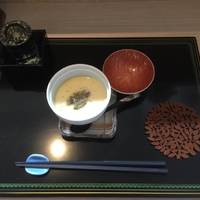 鱧と純菜の茶碗蒸し
