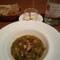 豆と野菜のスープ