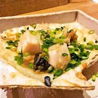 北海道活帆立のバター焼き