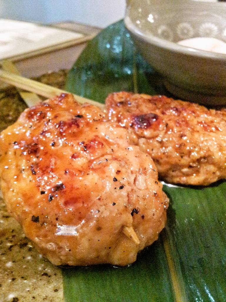 千葉水郷鶏つくねの味噌だれ焼き