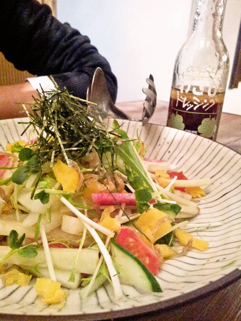 おじゃこと大根のハリハリサラダ