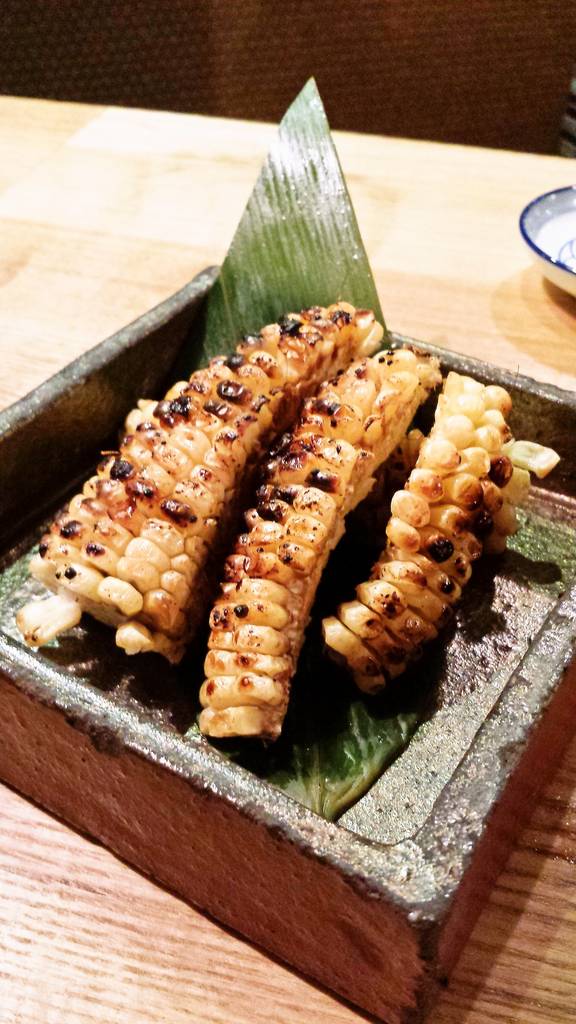 焼きとうもろこし