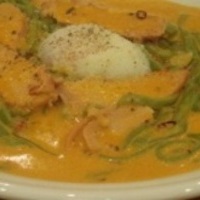 ピリ辛ミートクリームカルボナーラ