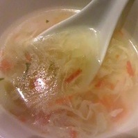 定食の中華スープ