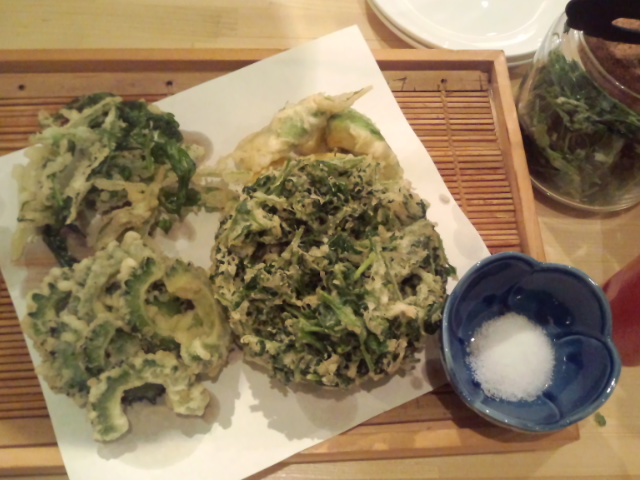 くせもの野菜の天ぷら