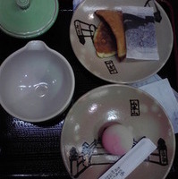 お茶と和菓子セット