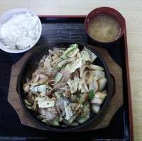 鉄板キムチ定食