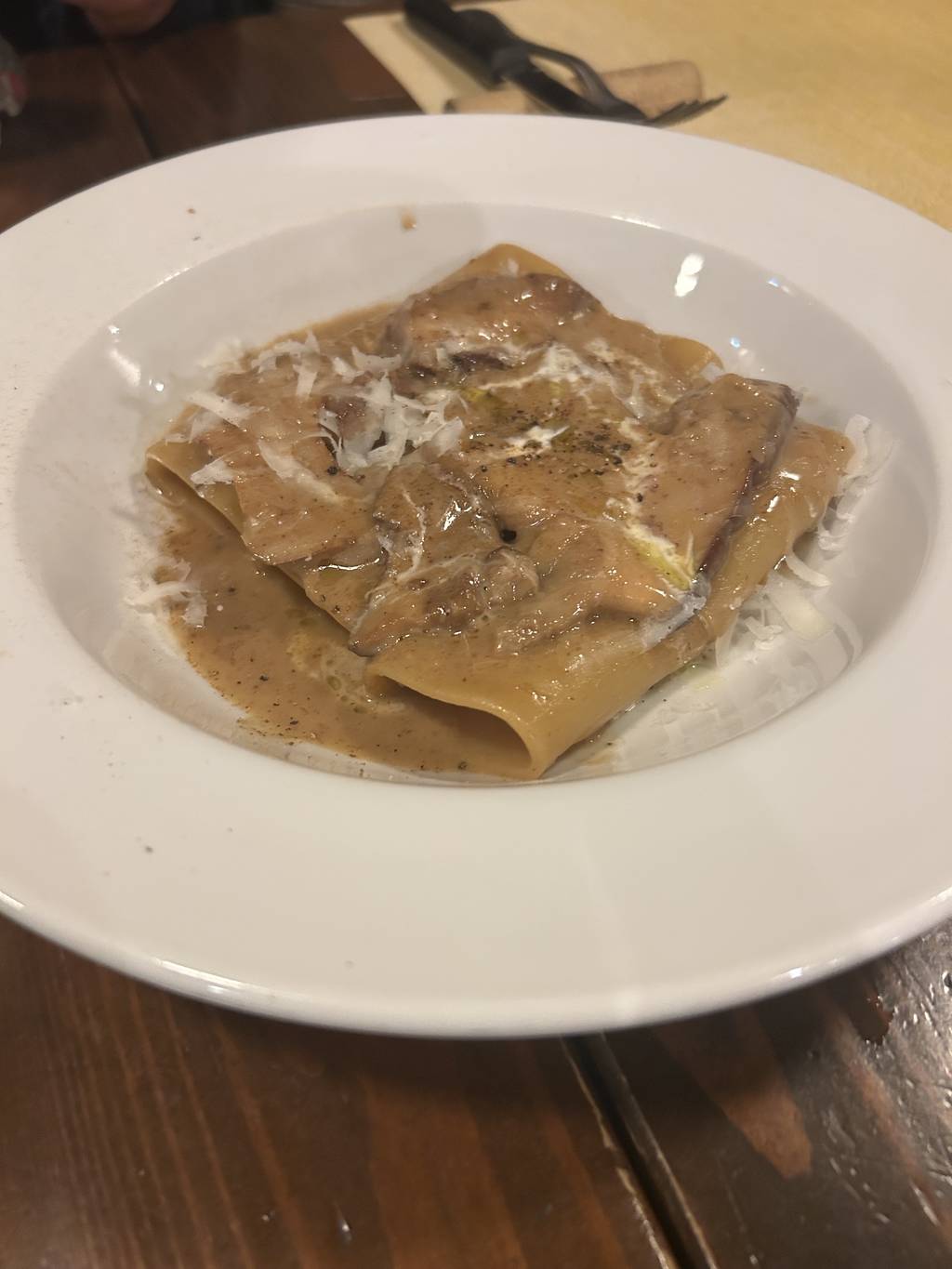 ポルチーニ茸のパッケリ