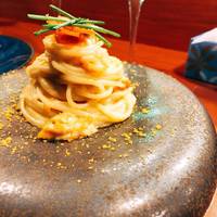 うにとカラスミのパスタ