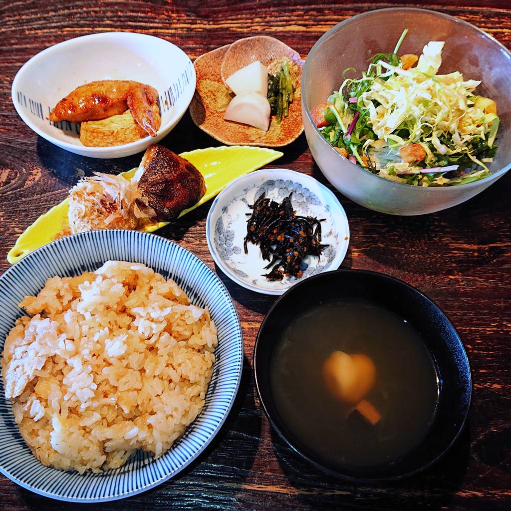 高知産　鯛めし定食