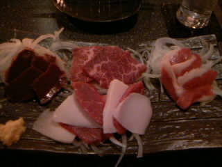 鮮馬刺し５点盛り合わせ