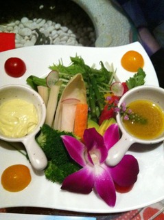 旬野菜のお刺身