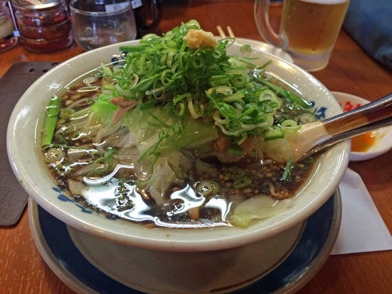 太麺肉野菜らーめん