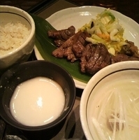 炭焼き　仙台牛たん定食