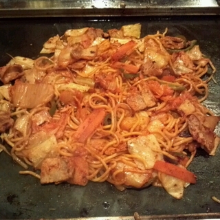 豚キムチ焼きそば