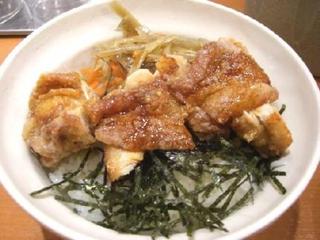 若鶏竜田丼