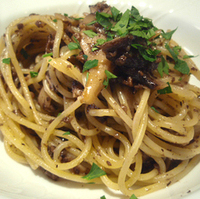 きのこのパスタ