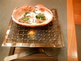 かにの味噌甲羅焼き