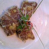 本日鮮魚のカルパッチョ　ガーリックマナオ