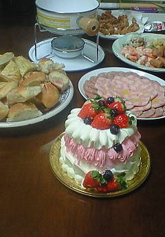 クリスマスケーキのうちのひとつ